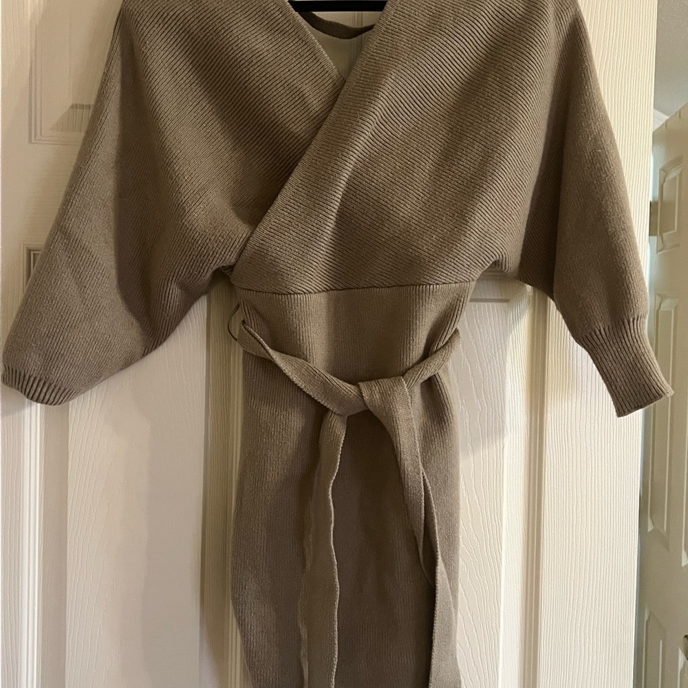 Lulus Olive Sweater Dress XS/S
